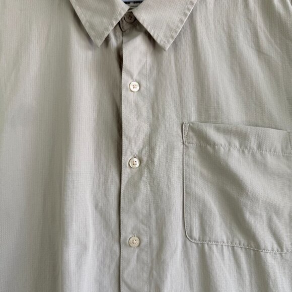 VNT Y2K Marmot Mountain Works “Pursuit” Lightweight Rip‑Stop Button Shirt Size L - Picture 4 of 12